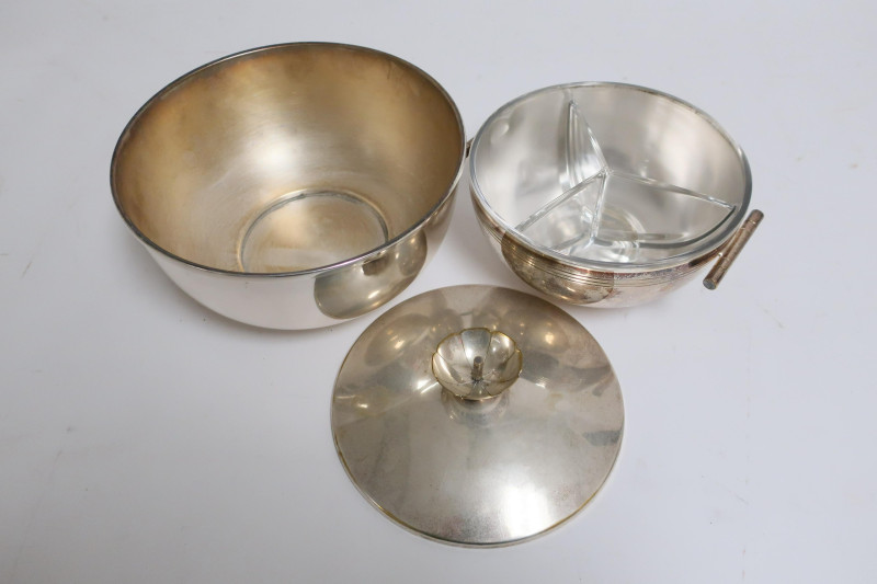 5 Tommy Parzinger for Dorlyn Brass &amp; Silver Items