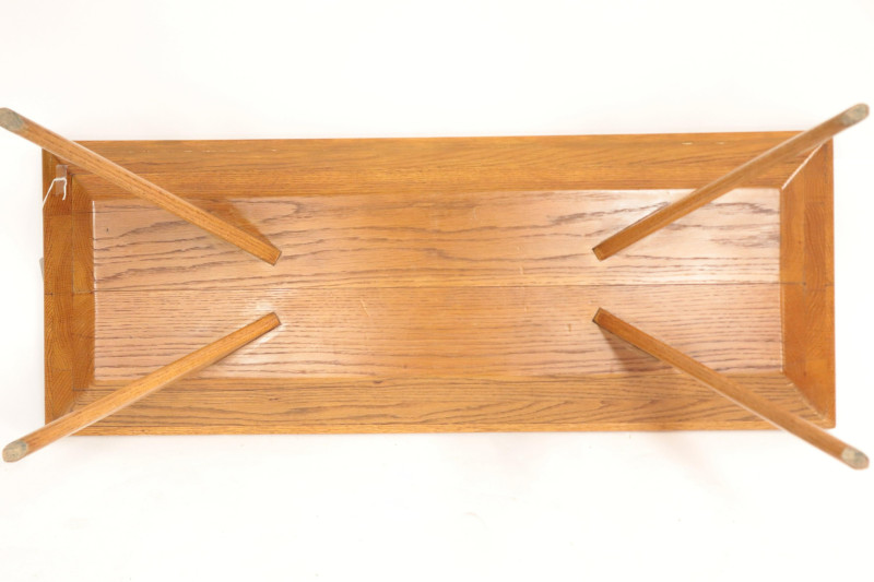 Mid Century Solid Ash Table/Bench, circa 1940