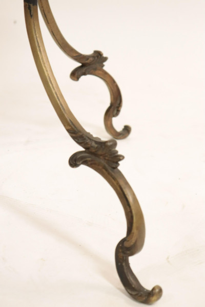 Victorian Gold Painted Cast Brass Side Table