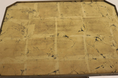 Victorian Gold Painted Cast Brass Side Table