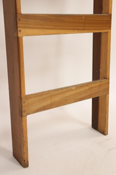 Mid Century Poplar Library Ladder