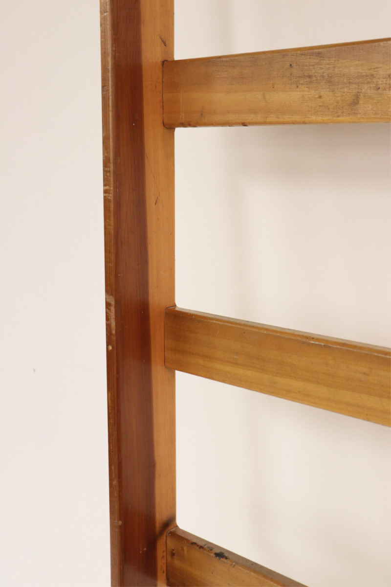 Mid Century Poplar Library Ladder