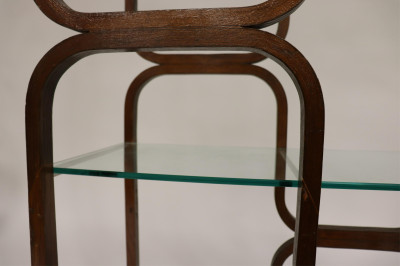 Modern Bent Wood Etagere