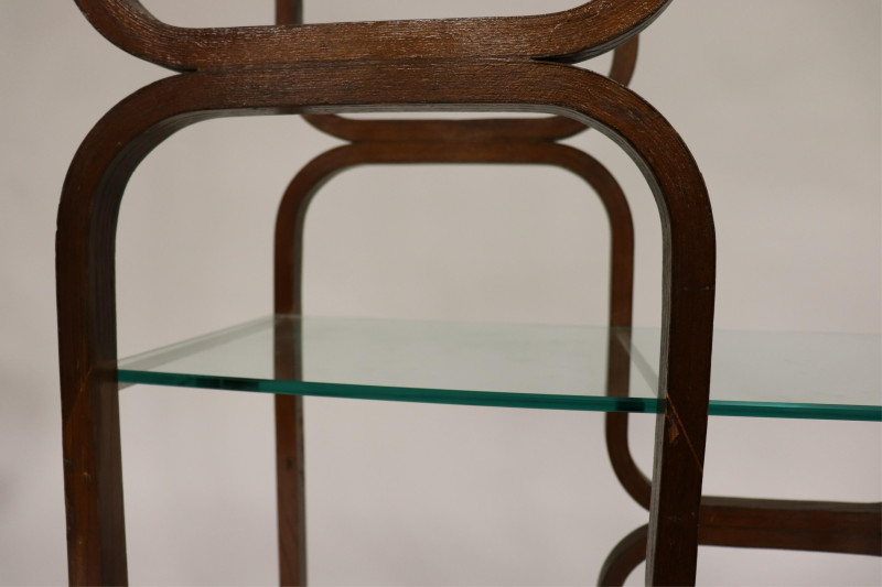 Modern Bent Wood Etagere