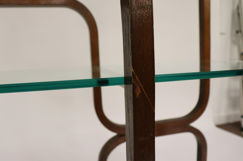 Modern Bent Wood Etagere