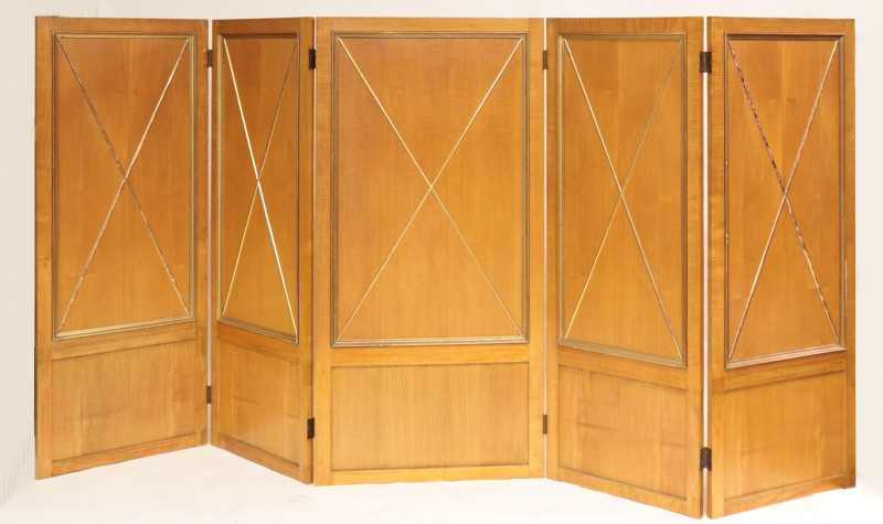 Mid Century French Parcel-Gilt Room Divider