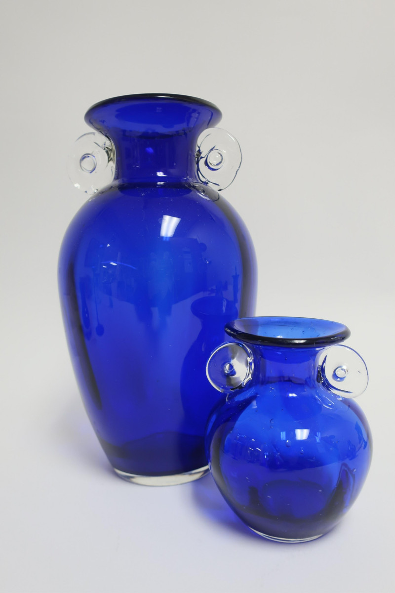 Cobalt Blue Glass Assortment: Vintage,Contemporary