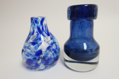 Cobalt Blue Glass Assortment: Vintage,Contemporary