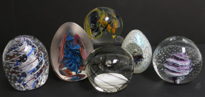 Variety of Glass Paperweights