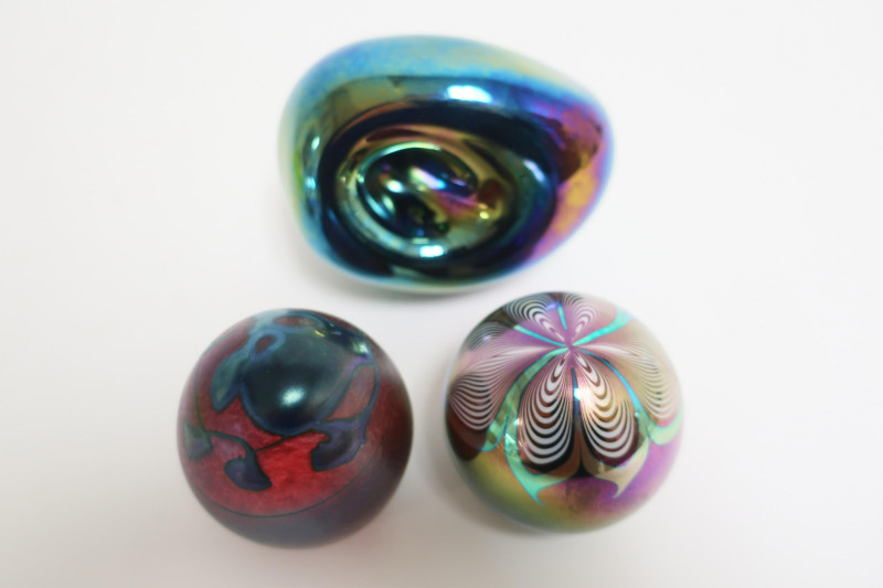 Glass Paperweights In Art Nouveau Styles, Addition