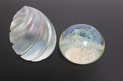 Glass Paperweights In Art Nouveau Styles, Addition