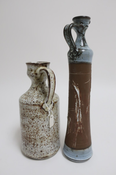 Colette Gueden Ceramic Mask and 2 Ewers