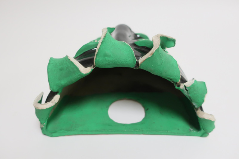 Colette Gueden Ceramic Mask and 2 Ewers
