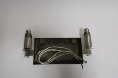 Set of 5 French Metal 2-Arm Sconces, 1940&apos;s