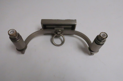 Set of 5 French Metal 2-Arm Sconces, 1940&apos;s