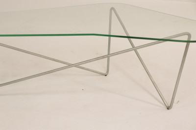 Mid Century Amorphic Metal Coffee Table