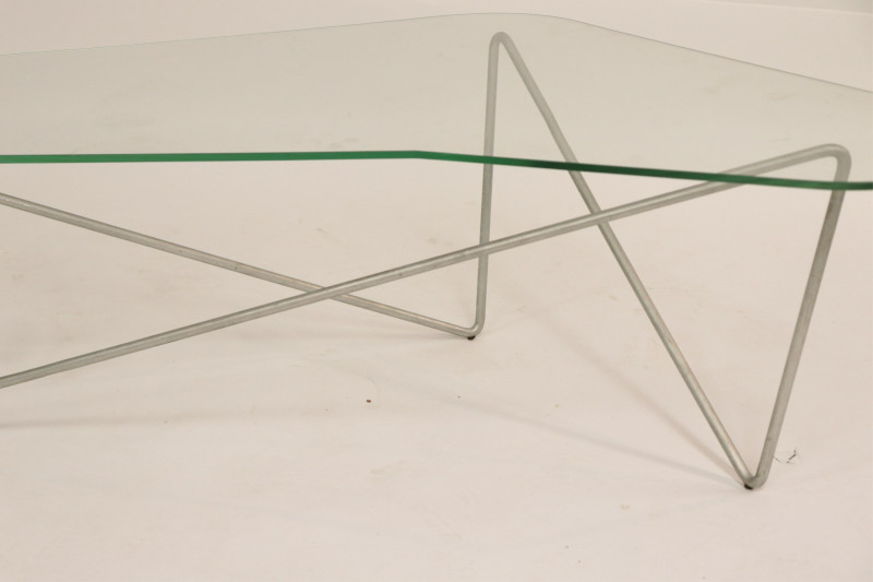 Mid Century Amorphic Metal Coffee Table