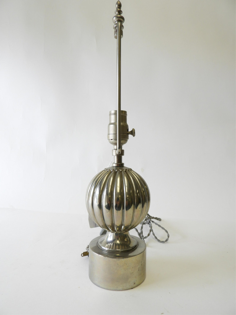 Art Deco Chrome Lamp, circa 1930
