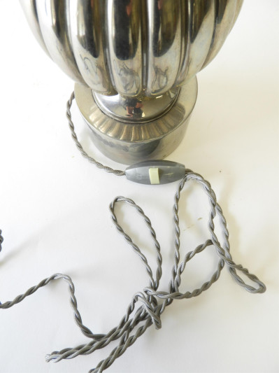 Art Deco Chrome Lamp, circa 1930