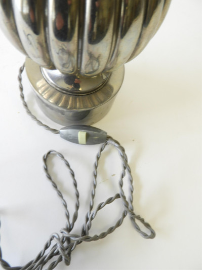 Art Deco Chrome Lamp, circa 1930