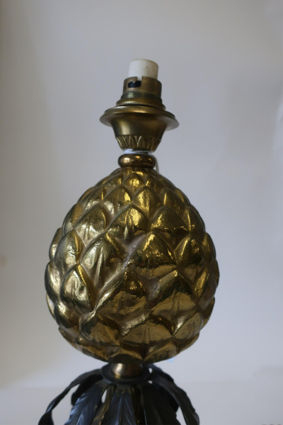 2 Maison Charles Style Metal Lamps