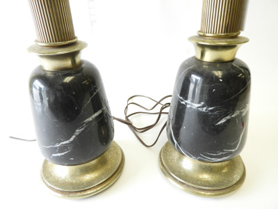 Pr Mid Century Asian Inspired Lamps