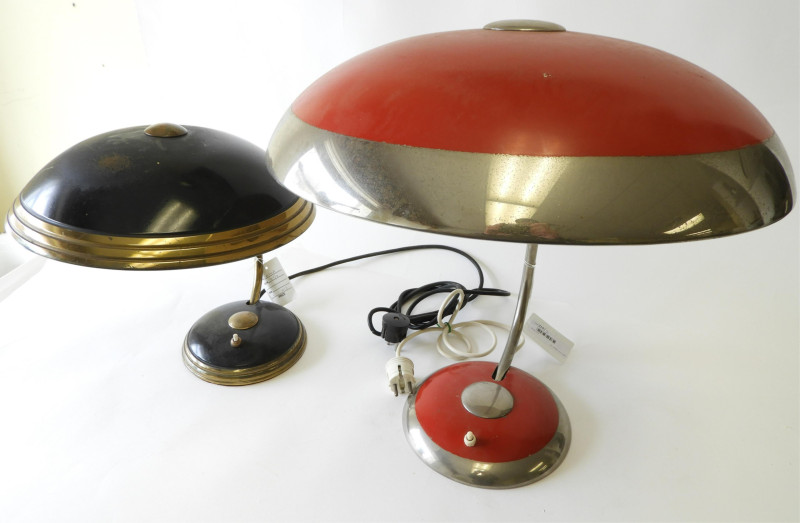 2 Art Deco Desk Lamps, circa 1930