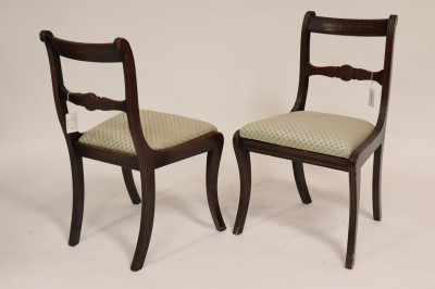 Set of 4 Regency Inlaid Side Chairs &amp; 2 Others