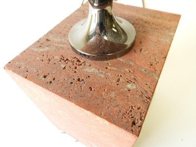 Philippe Barbier Red Marble Lamp