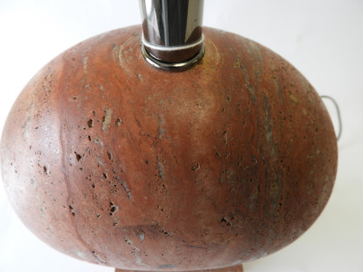 Philippe Barbier Red Marble Lamp