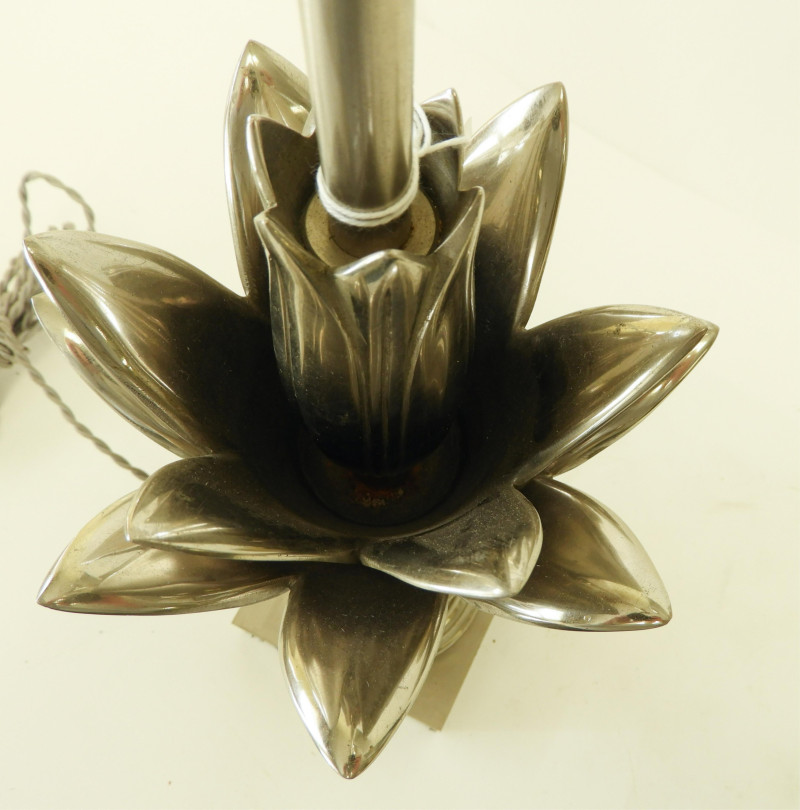 Charles &amp; Fils Steel Artichoke Lamp, circa 1960