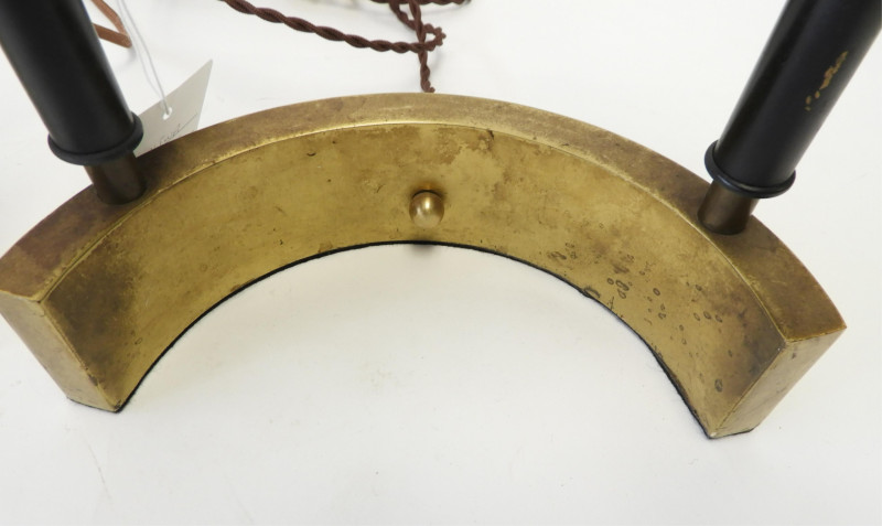 Heyco Nickel Plated Lamp &amp; Similar Brass Lamp