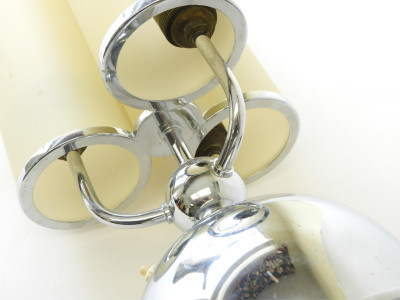 Fritz Breuhaus Chrome Lamp, circa 1925, Berlin