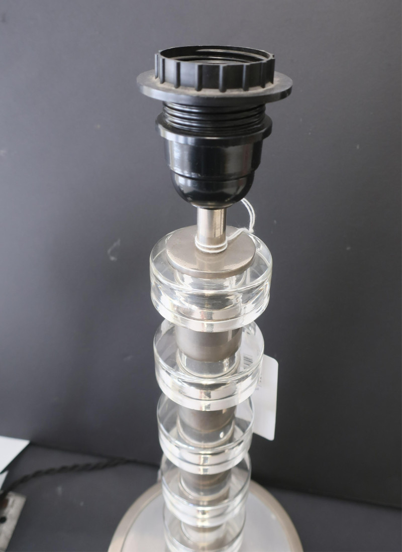 2 Art Deco Lamps &amp; Headboard Lamp