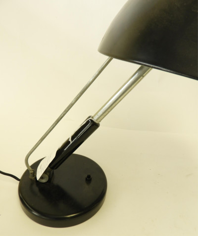 2 Art Deco Chrome Lamp &amp; Painted Desk Lamp
