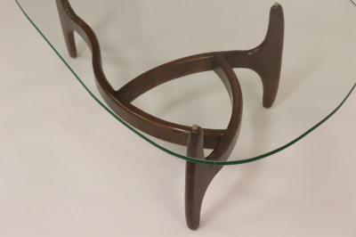 Adrian Pearsall Style Amorphous Coffee Table, 1960