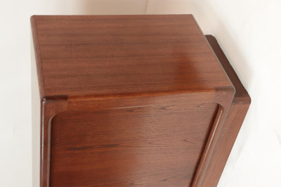 Danish Modern Mahogany Tambour Sideboard, 1965