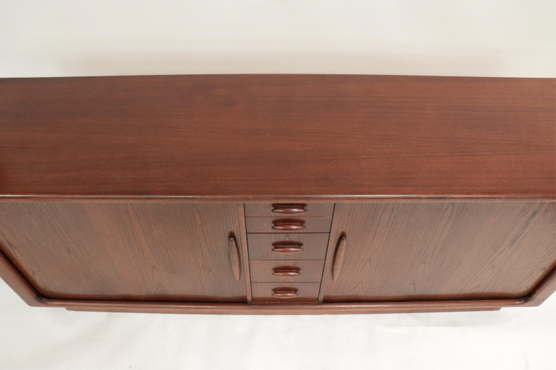 Danish Modern Mahogany Tambour Sideboard, 1965