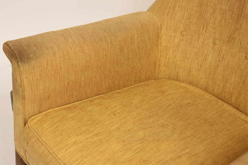 Mid Century Modern Walnut Armchair, circa 1960