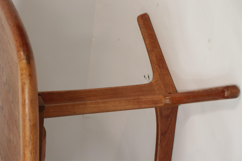 Danish Modern Teak Dining Table &amp; 4 Chairs, c 1960