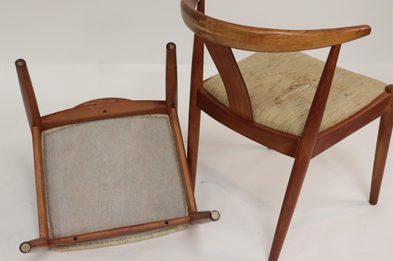 Danish Modern Teak Dining Table &amp; 4 Chairs, c 1960