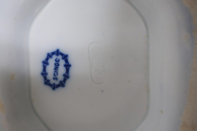 3 Flow Blue &apos;Scinde&apos; Transferware Casserole Dishes
