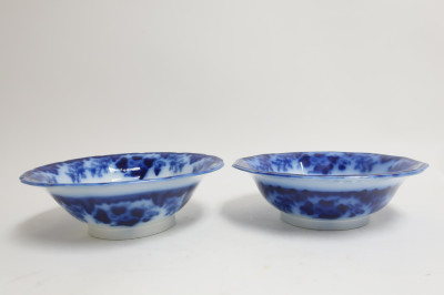 Flow Blue &apos;Scinde&apos; Transferware Items, 19th C.