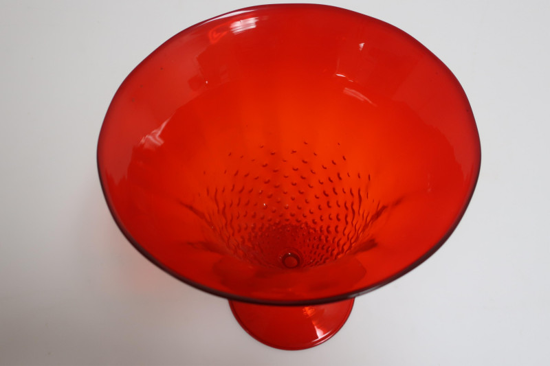 Two Midcentury Italian Glass Vases