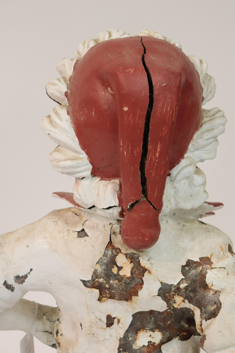 Pair of Cast Iron Figures of Boys