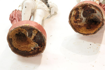 Pair of Cast Iron Figures of Boys