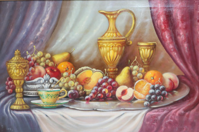 Paldeak, Still Life with Fruit O/C