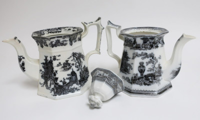 English Ironstone Transferware, 19th C.