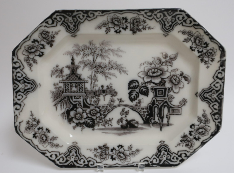 4 Octagonal Mulberry Platters, Bochara, 19th C.