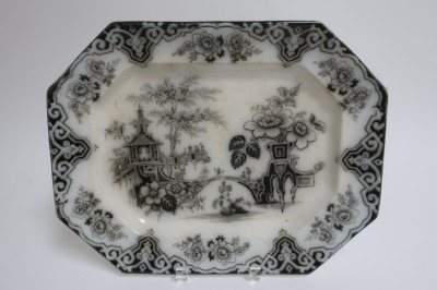 4 Octagonal Mulberry Platters, Bochara, 19th C.